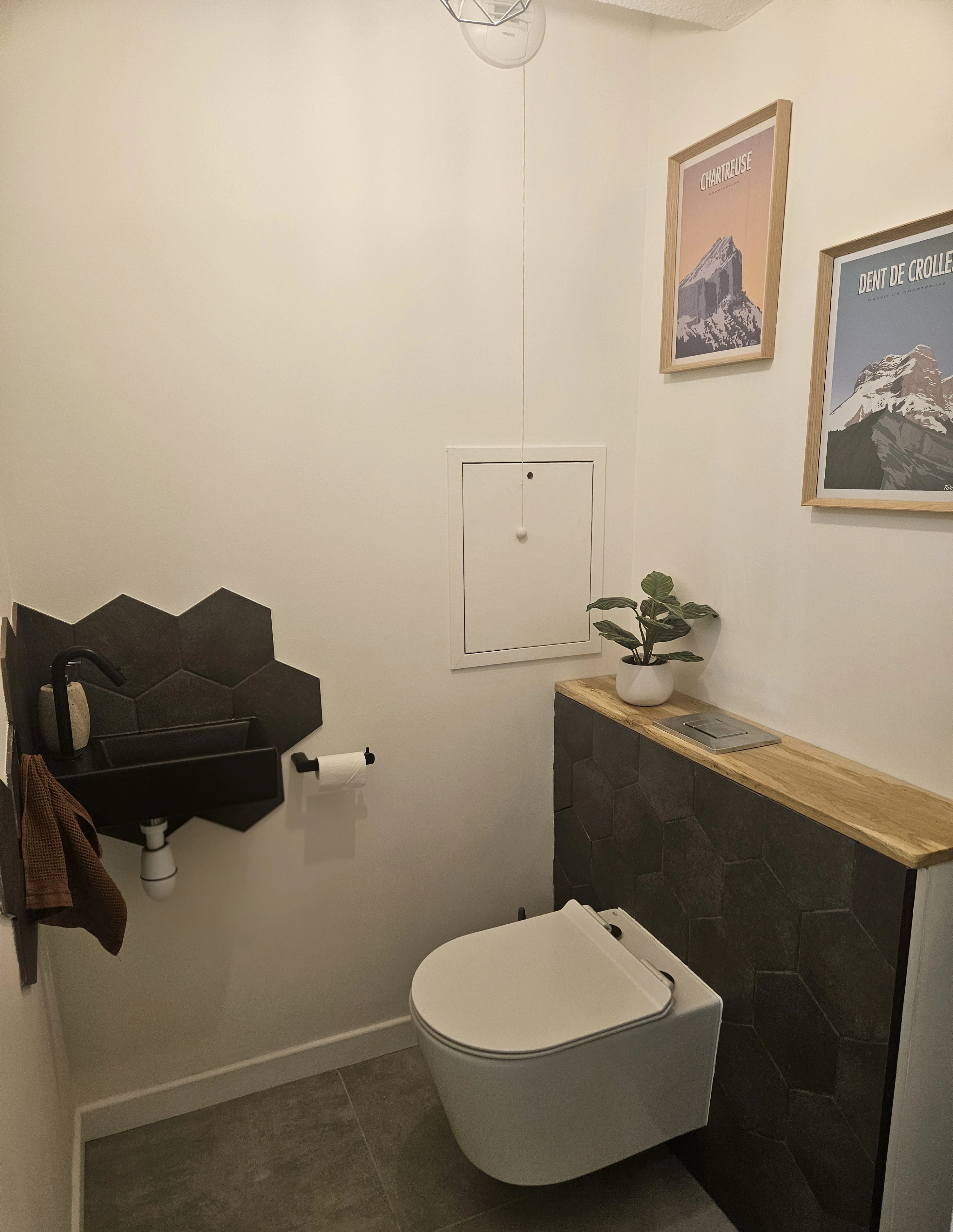 Pose WC Suspendu Grohe Rapid SL et lave main Swiss Aqua